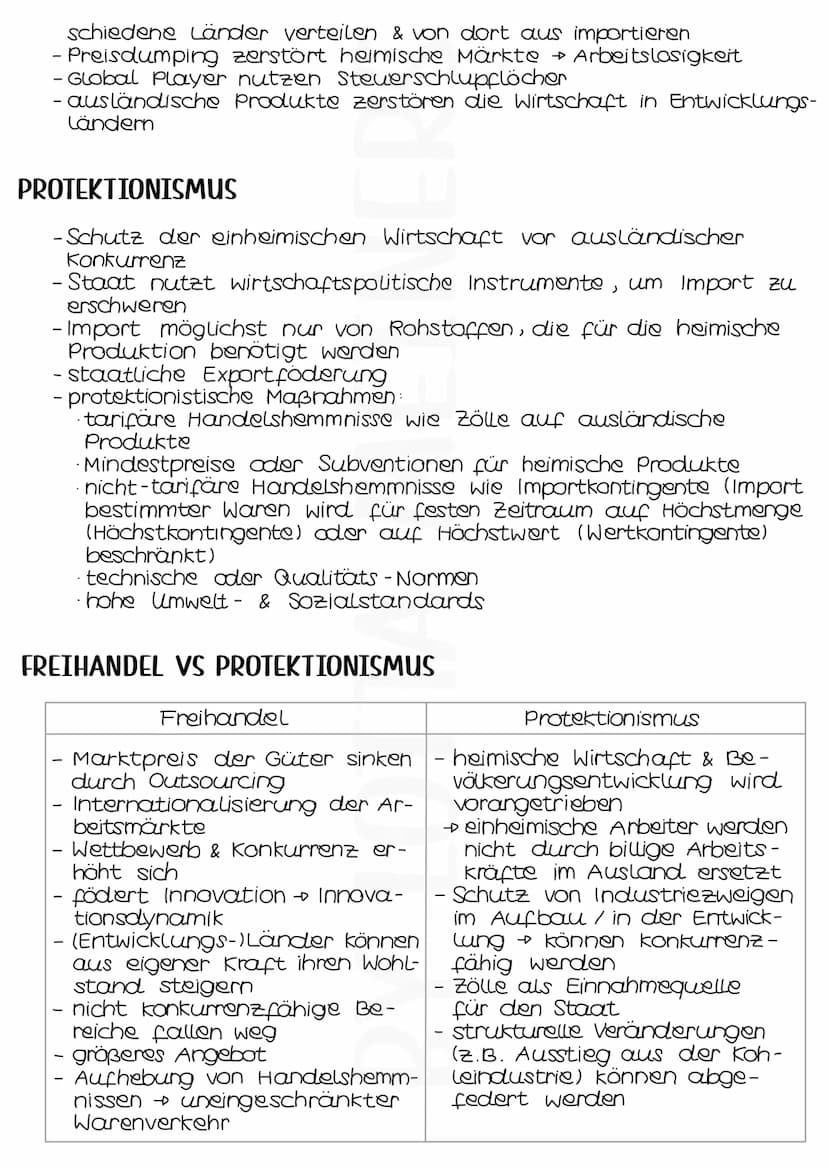 internationaler Handel
GRÜNDE INTERNATIONALEN HANDELS
Nicht-Verfügbarkeit:
- Handel mit Gütern, die nur in einem Land vorkommen
unzureichend