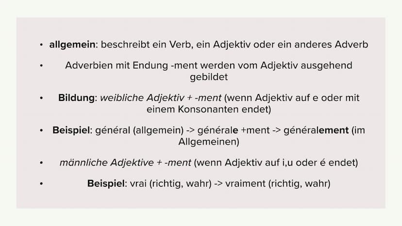 Les adjectifs et les adverbes
avec-ment
Johannes Steidl et Leni Stella König 1.
2.
3.
4.
5.
6.
Structure de la présentation
Was sind Adjekti