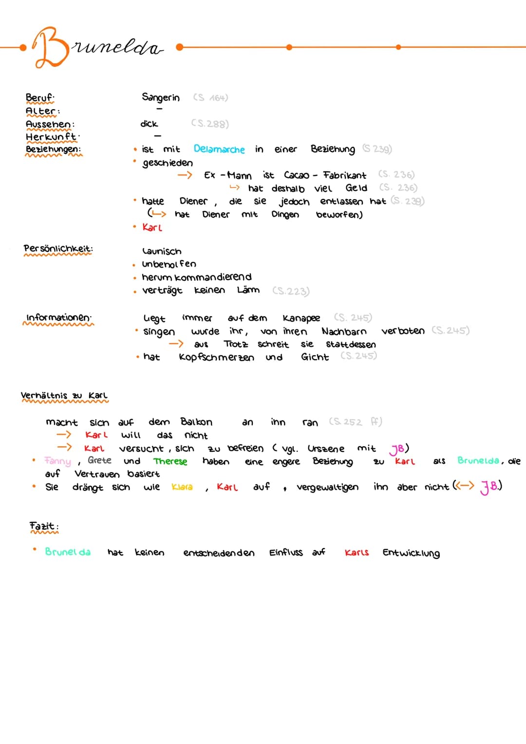 Brunelda
Beruf:
Alter:
Aussehen:
mmmmmm
Herkunft.
Beziehungen:
mmmm
Persönlichkeit:
Informationen.
Verhältnis zu Karl
mmmm
min
•
Fanny
auf
S