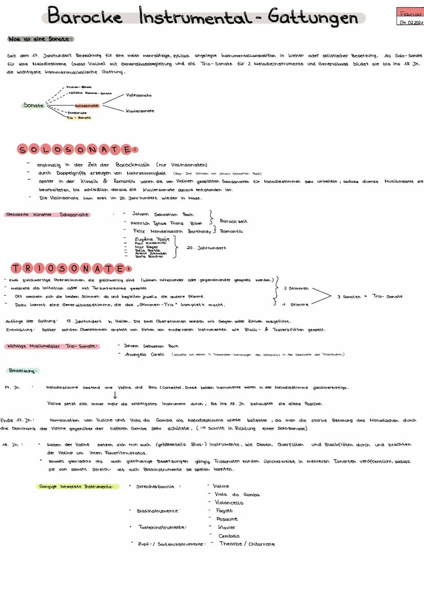 NCERTO
entstand Ende des 17. Jahrhunderts
(in Italien).
Entstehung aus der Triosonate →→→→ dreisätzige Form (Anordnung schnell - langsam sch