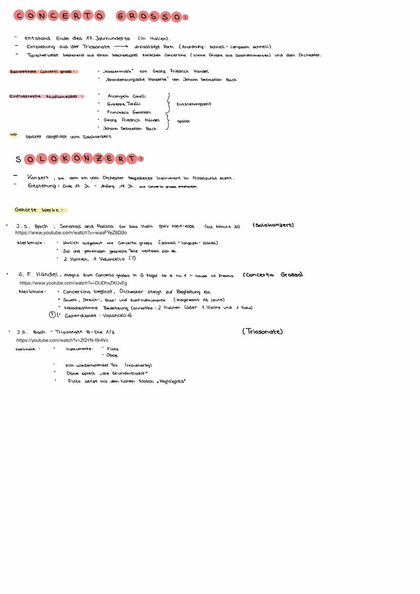 NCERTO
entstand Ende des 17. Jahrhunderts
(in Italien).
Entstehung aus der Triosonate →→→→ dreisätzige Form (Anordnung schnell - langsam sch