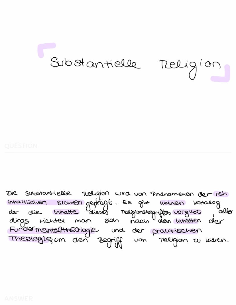<h2 id="funktionaleundsubstantiellereligioneinunterschiedinderreligionsbegriffsbestimmung">Funktionale und Substantielle Religion: Ein Unter