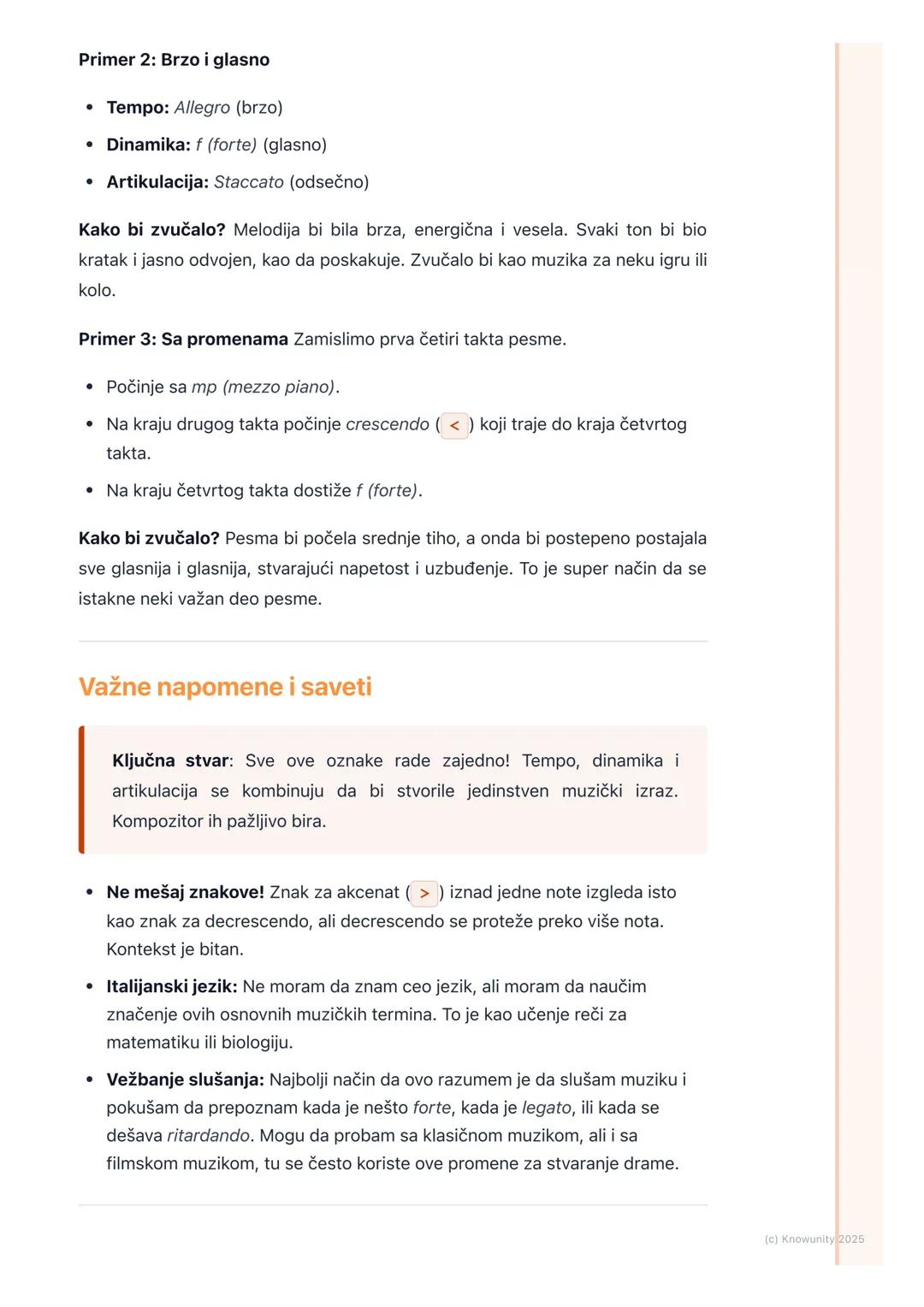 # Muzički znaci i oznake

Uvod u muzičke znake i oznake

Muzički znaci i oznake su kao uputstva koja kompozitor ostavlja izvođaču. Nije
dovo