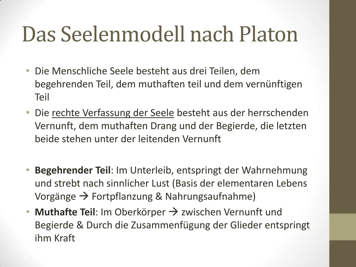Platon und sein
Idealstaat
Von Noelle, Maya, Anna Inhaltsverzeichnis
●
●
●
●
Zu Platon
Was ist eine Tugend und welche waren für Platon wicht