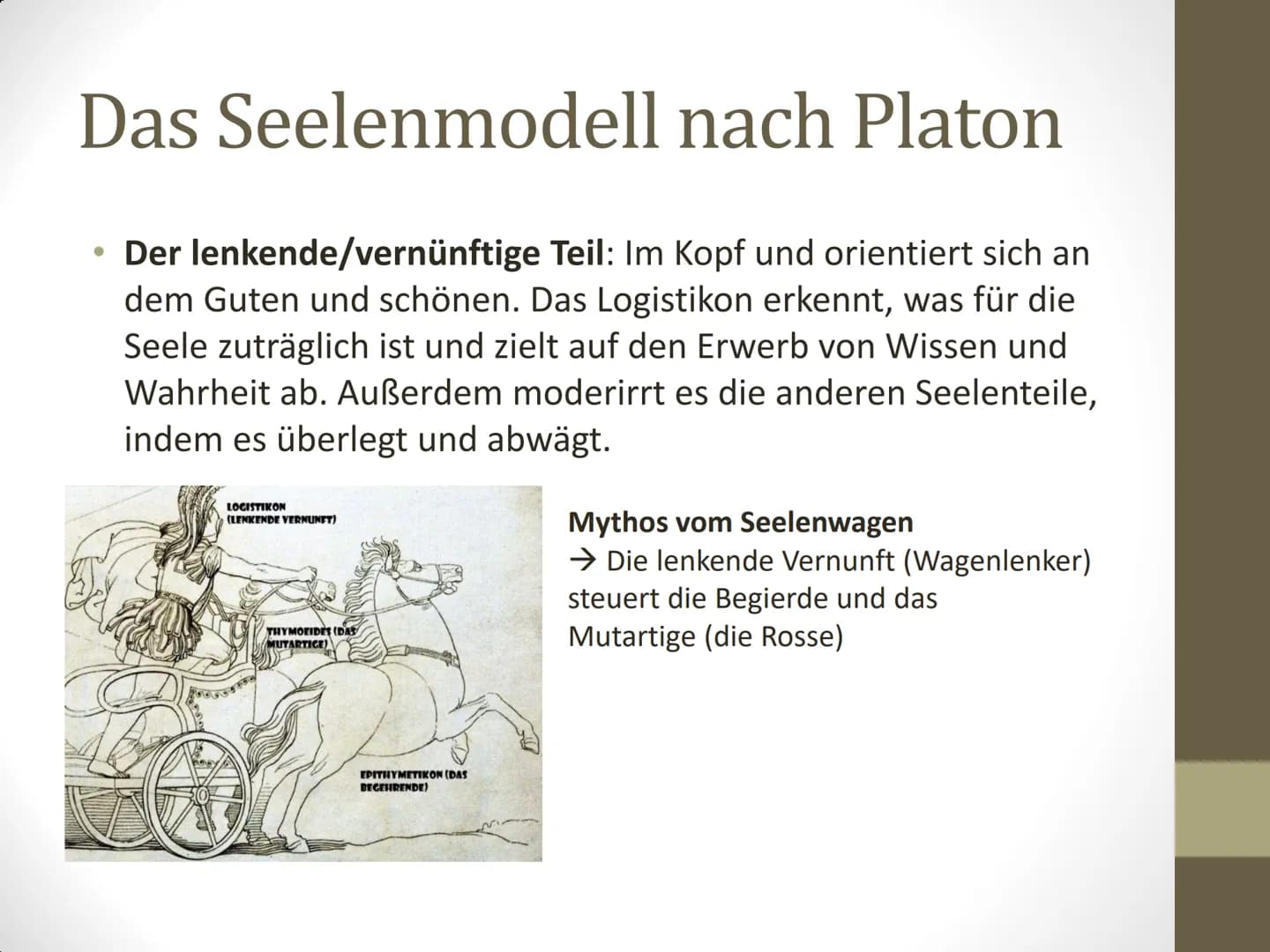 Platon und sein
Idealstaat
Von Noelle, Maya, Anna Inhaltsverzeichnis
●
●
●
●
Zu Platon
Was ist eine Tugend und welche waren für Platon wicht