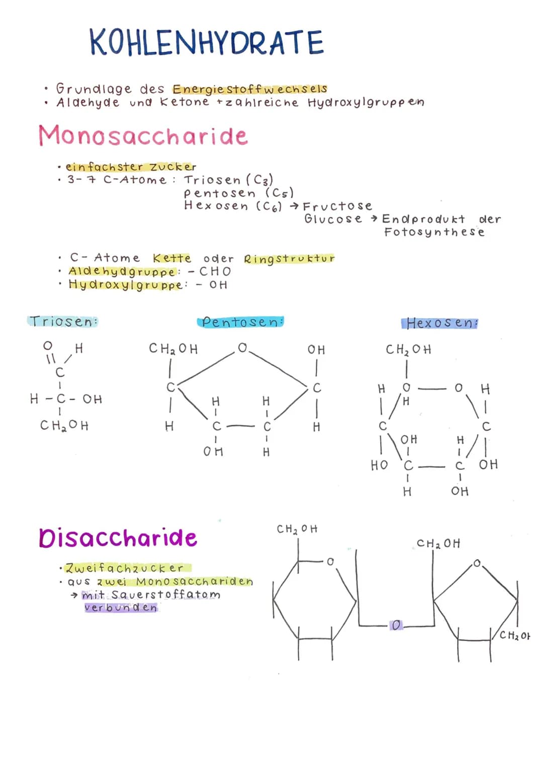 ·
• schlecht oder gar nicht in Wasser löslich
Energiespeicher
Hormone, Farbstoffe und Vitamine
●
Fette
• Verbindungen aus einem dreiwertigen
