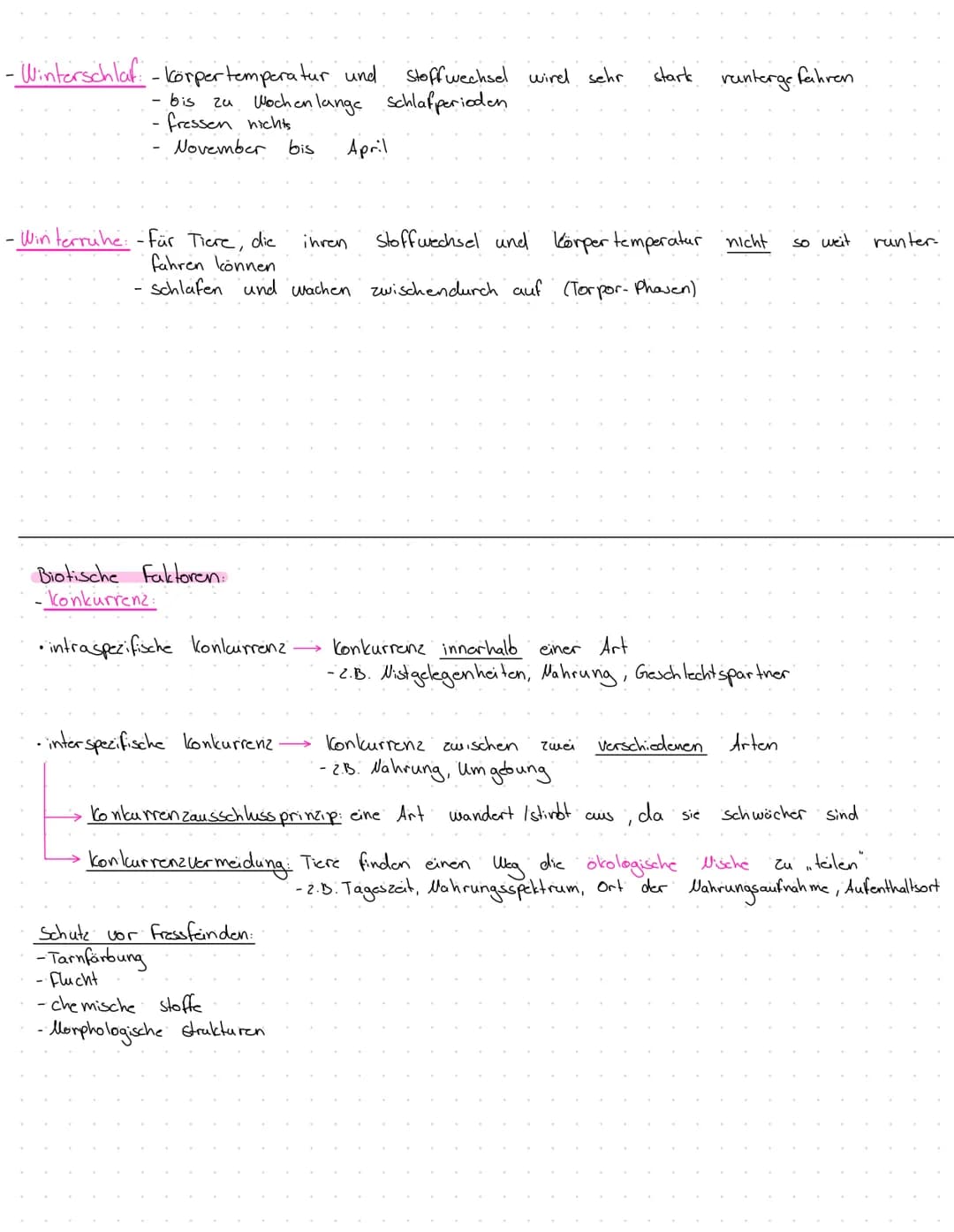 Abiotische Faktoren:
- Temperatur:
Toleranzkurven:
Produzierte
Biomasse
Minimum
(Tod)
Optimum
Toleranz
Pessimum Pejus Präferendum Pejus Pess