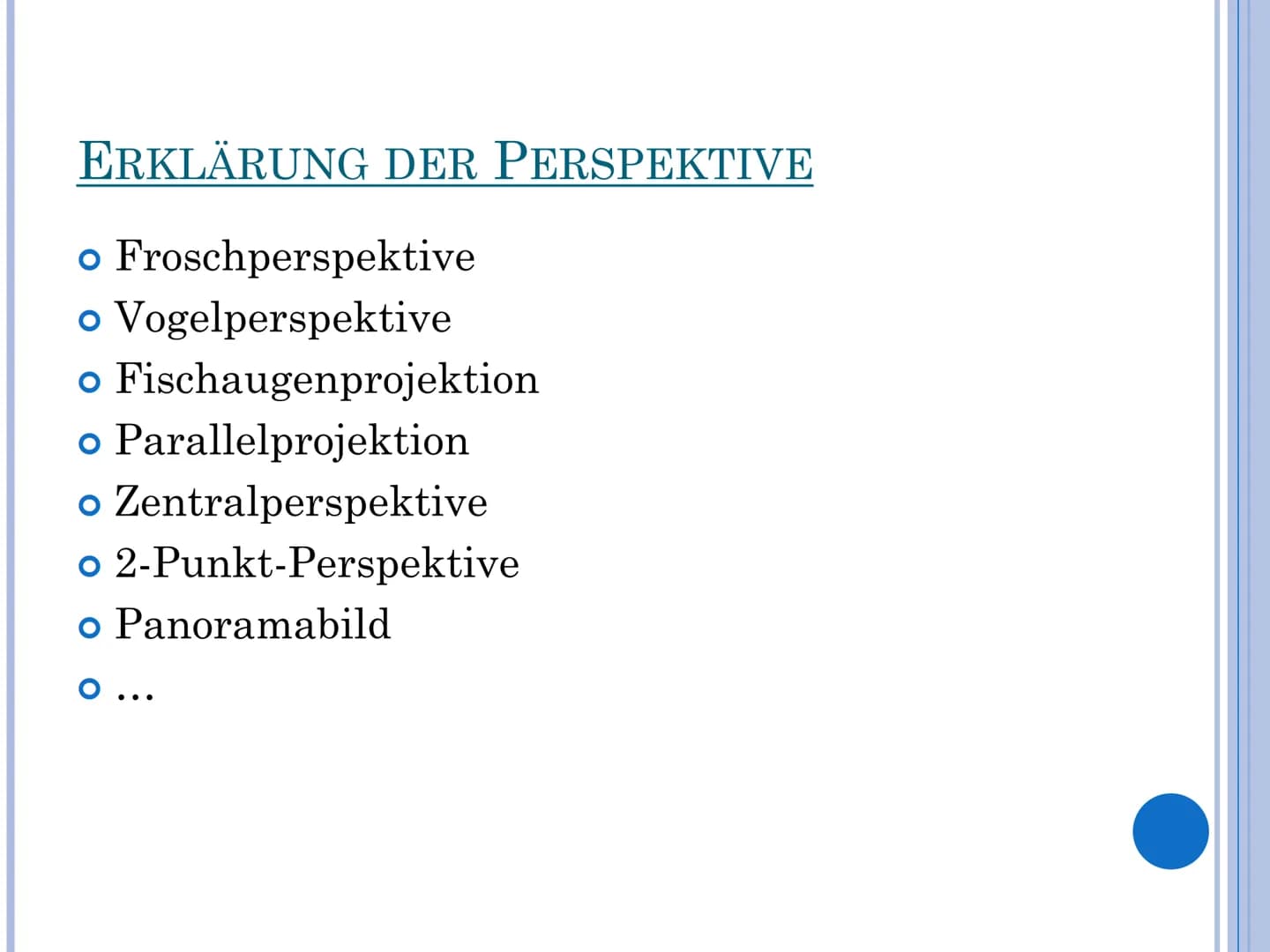 TAMARISKENA
RAUMDARSTELLUNG &
PERSPEKTIVE
(...) in Kunst
GFS von GFS - Kunst
Schule: ...
Thema: Perspektive & Raumdarstellung
Fach: Kunst
Le