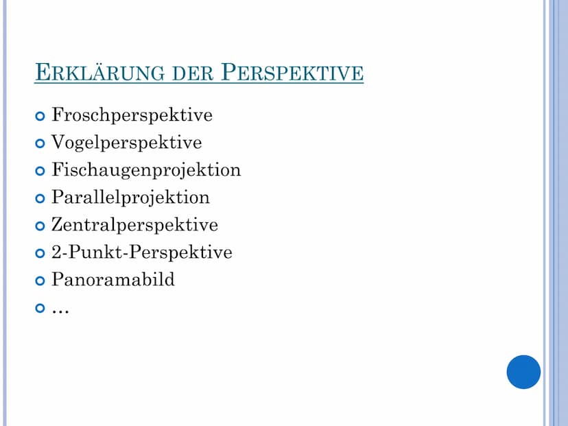 TAMARISKENA
RAUMDARSTELLUNG &
PERSPEKTIVE
(...) in Kunst
GFS von GFS - Kunst
Schule: ...
Thema: Perspektive & Raumdarstellung
Fach: Kunst
Le
