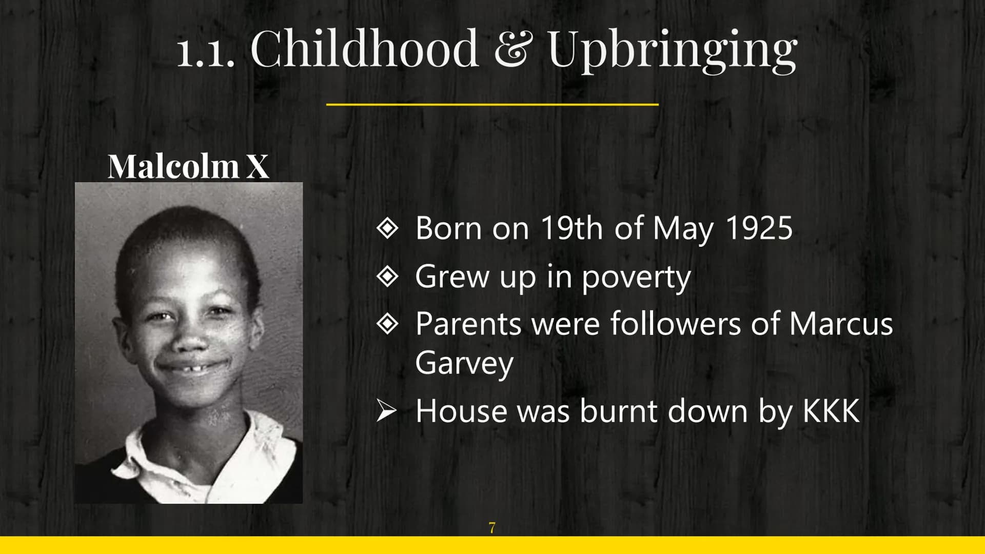 Malcolm X
and
Martin Luther King
By Georgios & Jasmin ?
Were the two competing
rivals or corresponding activists? Content
1. Life before act