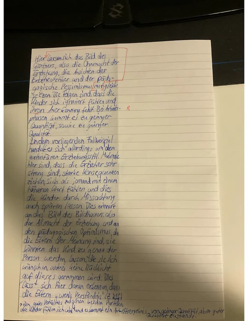 10
Pädagogik (Fut)
Mara Behnsch
15
Fallbeispiel ,,Der 16-jährige Andreas"
Der sechzehnjährige Schüler Andreas wird von den ratlosen Eltern b