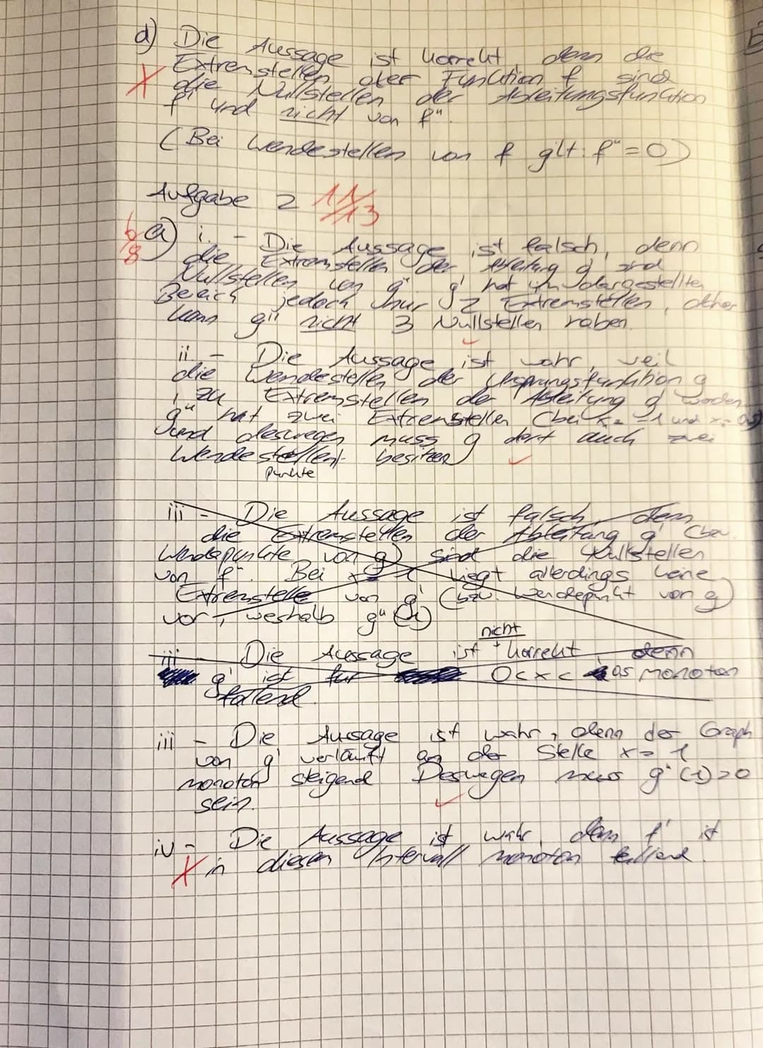 Name: Nils R
Hilfsmittelfreier Teil
Q1 MLK WEBE
15.9.2022
1. Klausur
Aufgabe 1: (Ganzrationale Funktionen untersuchen)
Gegen sei die Funktio