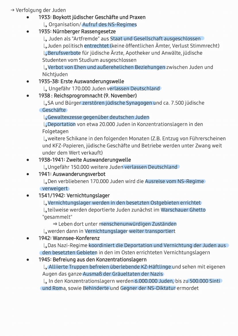 Machtübertragung und Machtfestigung 1933 der NSDAP
→ Aufstieg der NSDAP
●
●
●
●
1923: Putschversuch
↳ Hitler und seine Parteigenossen versuc