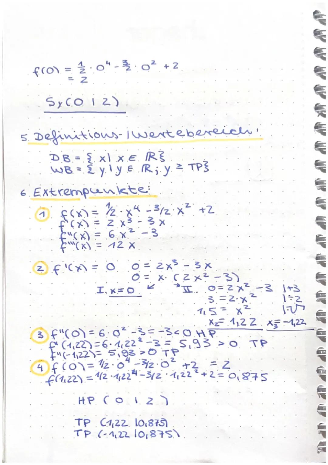 :hager

Mathe-Test.

KURVENDISKUSSION

f(x) = $\frac{1}{2}$ $x^4$ - $\frac{3}{2}$ $x^2$+2

1. Verhalten. im. Unendlichen:


















