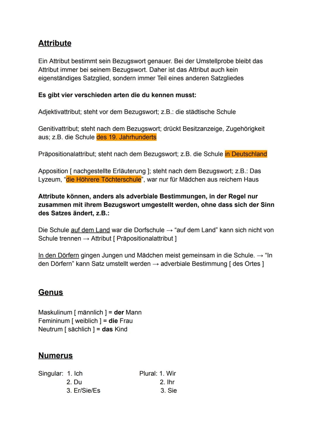 Vorbereitung Vergleichsarbeit Deutsch
Präpositionen
= kleine, unveränderbare Wörter, die Beziehungen zwischen Wörtern und
Wortgruppen im Sat