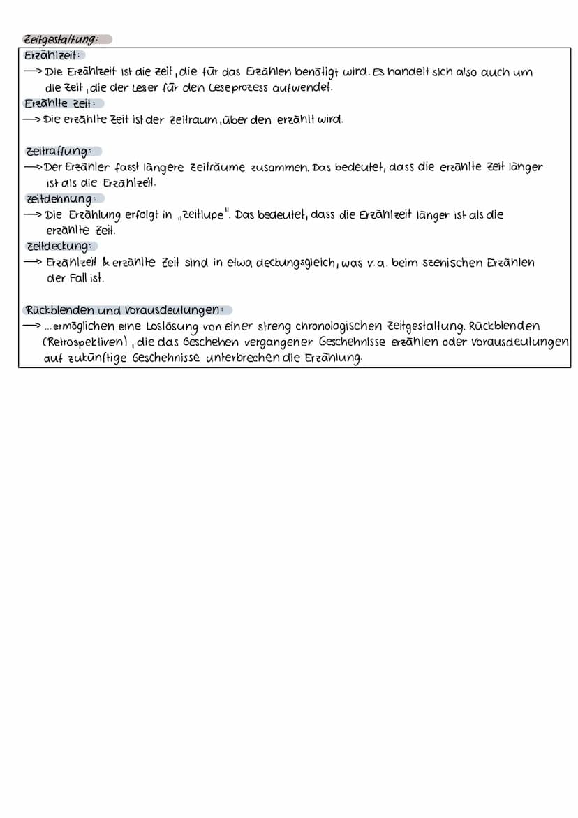 Grundbegriffe der
Erzähltechnik
Erzähltechnik:
→ Der Erzähler fungiert als vermittelnde Instanz zwischen Autor-Text- Rezipient.
Er ist nicht