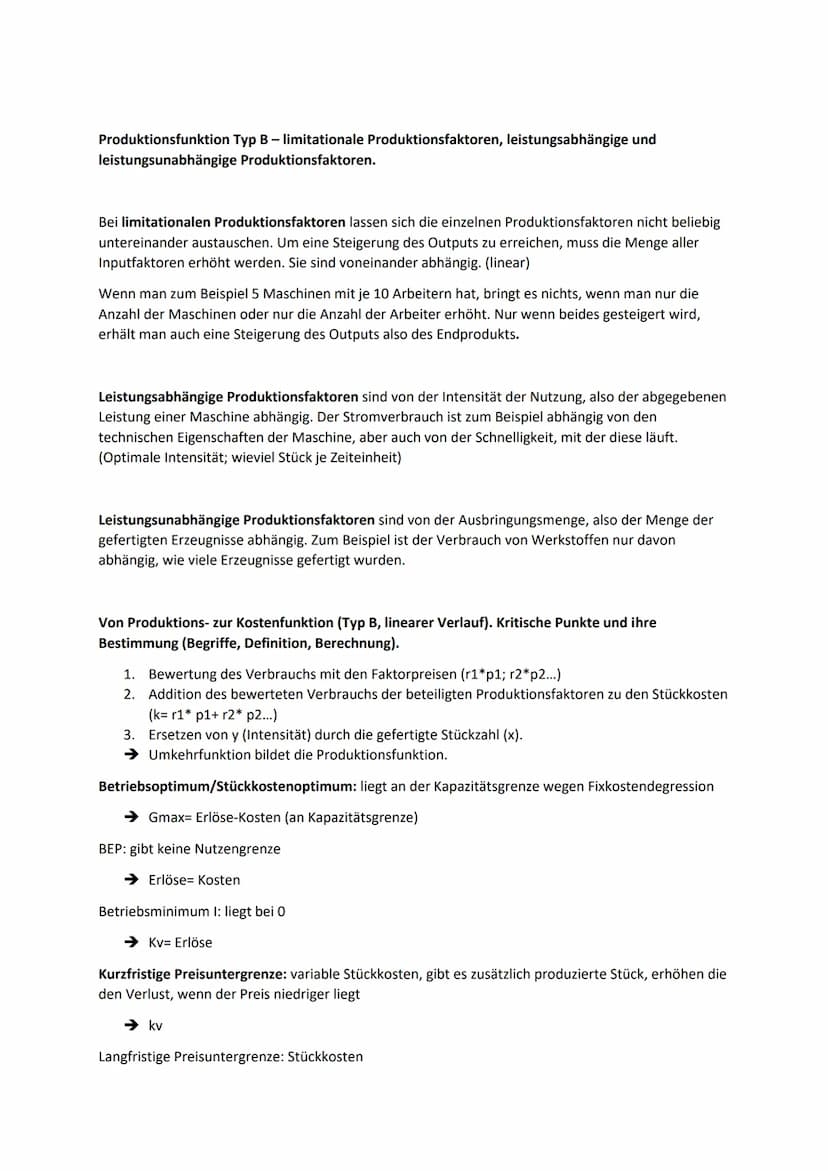 Produktions- und Kostentheorie
Ertragsgesetz - Ertragsgebirge
Anne Roberts Jacques Turgot (1727-1781) - Untersuchung über das Verhalten der 