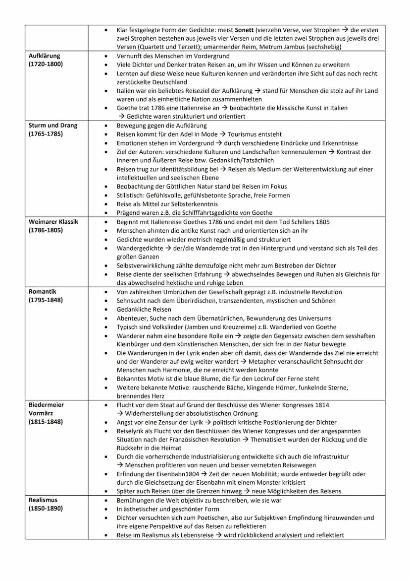 Cedichtsanalyse zum Thema Reisen
WICHTIGE ASPEKTE DER ANALYSE
Fiktionalität
Ziel der Reise
Haltung zum Reisen
Lyrisches Ich vs. Andere
Innen