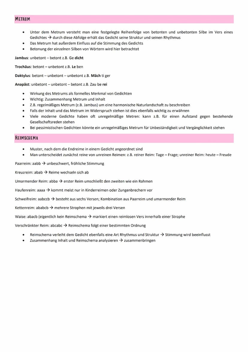Cedichtsanalyse zum Thema Reisen
WICHTIGE ASPEKTE DER ANALYSE
Fiktionalität
Ziel der Reise
Haltung zum Reisen
Lyrisches Ich vs. Andere
Innen