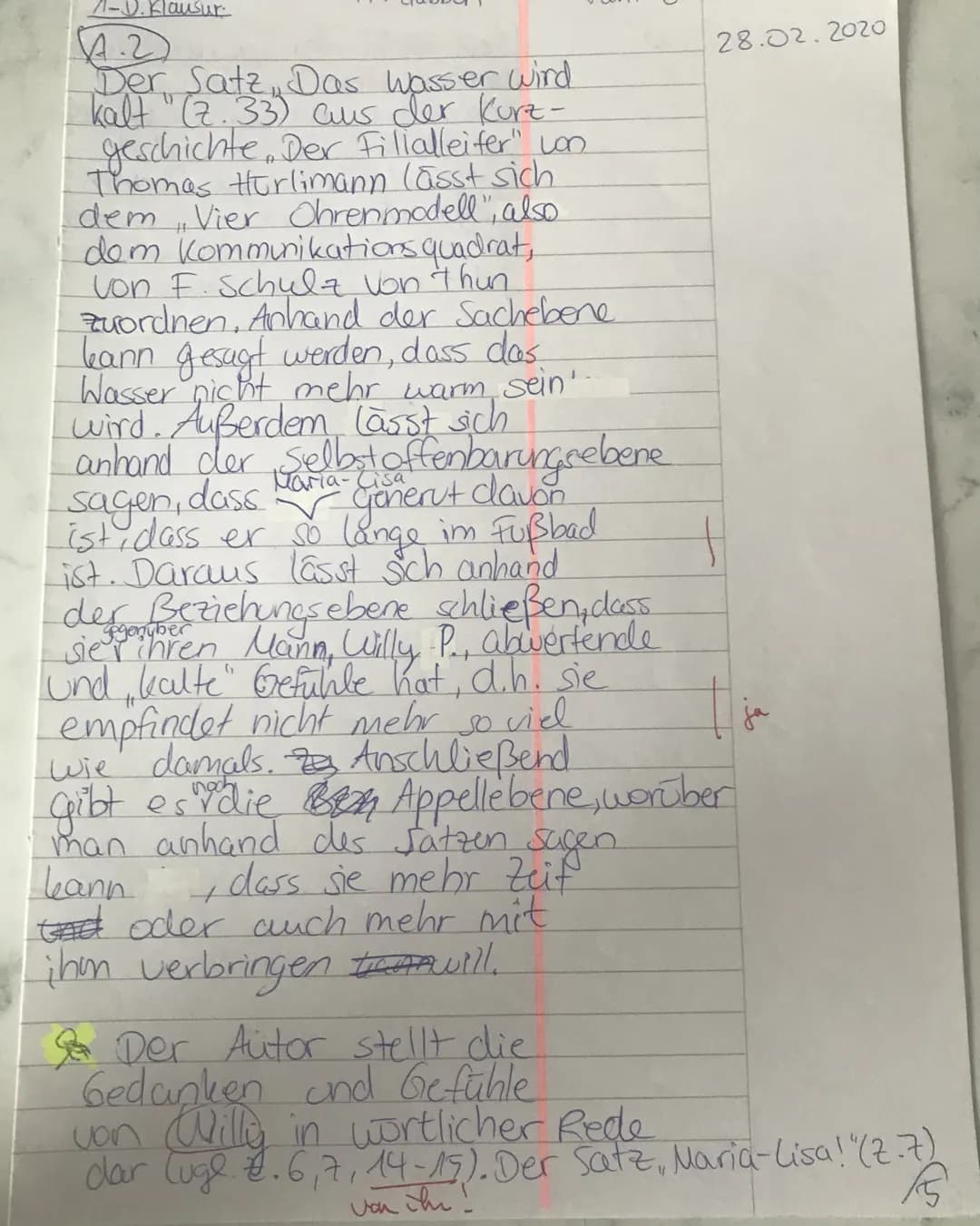 3
Er spricht den Satz aus,
lässt sich der (E Er spricht
para verbalen
Le
ist es nicht para verbal)
Kommunikation zuordnen, da er
down
schode