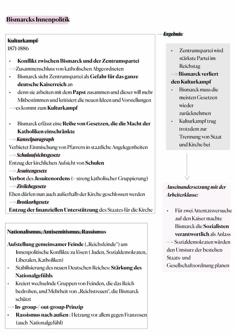 Lernzettel Geschichte LK Klausur 06.03.2023- Bismarck
Gescheiterte Revolution in 1848
Versuch Deutschland auf parlamentarisch-demokratischen