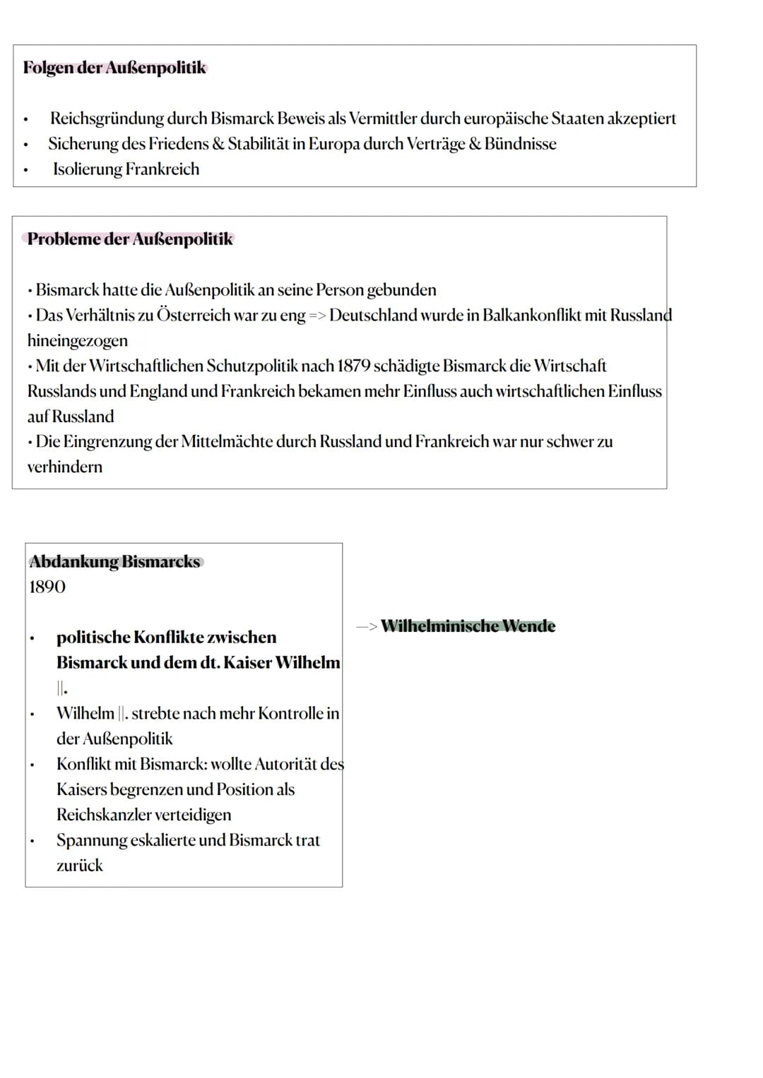 Lernzettel Geschichte LK Klausur 06.03.2023- Bismarck
Gescheiterte Revolution in 1848
Versuch Deutschland auf parlamentarisch-demokratischen