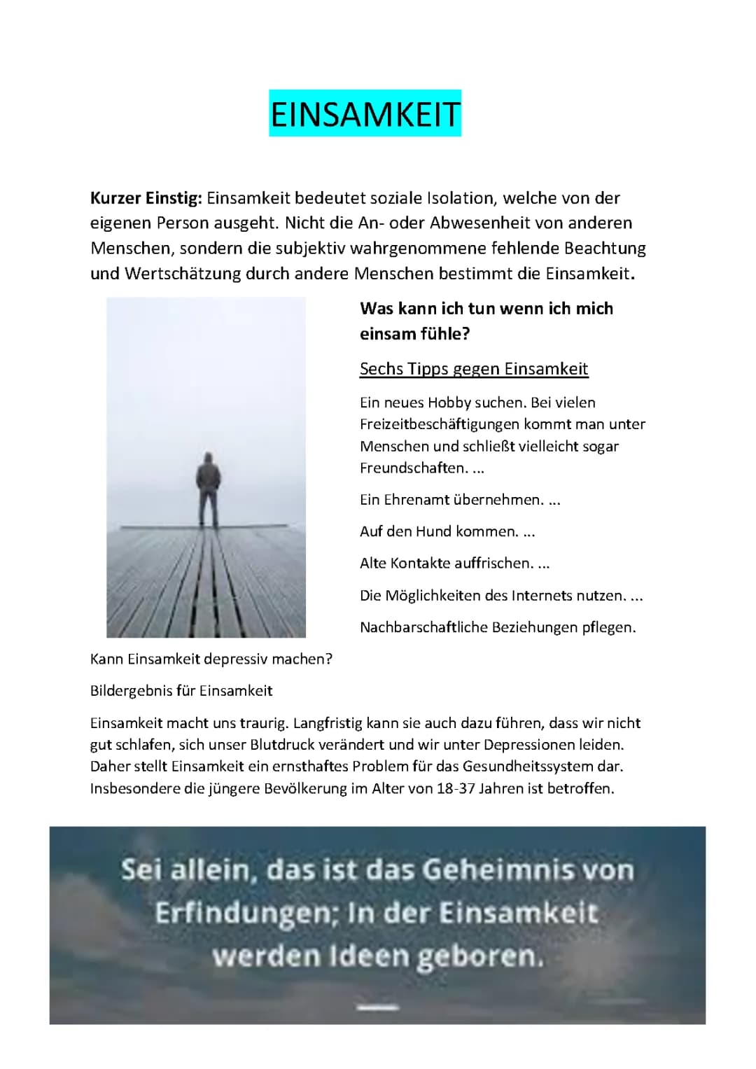 Treffpunkt für einsame Menschen: Tipps und Projekte gegen Einsamkeit