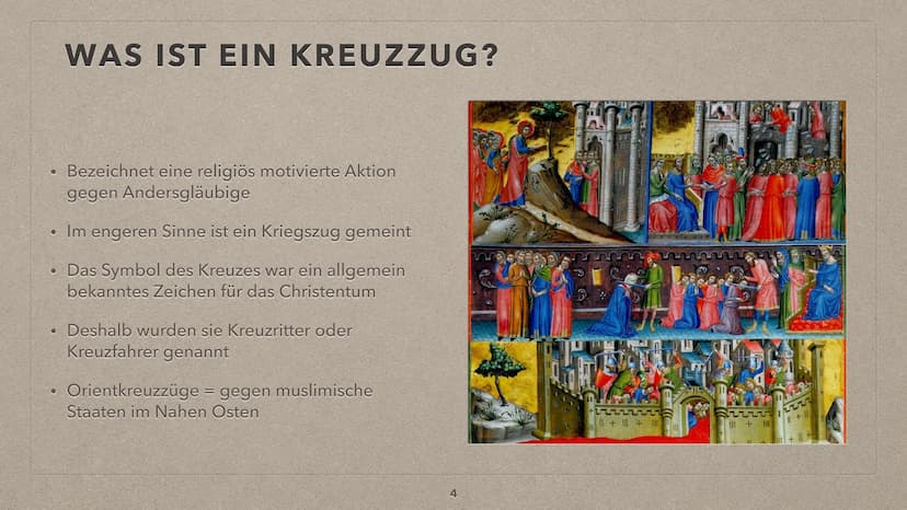 ,,Wenn ihr den Feind angreift und bekämpft, werden alle vom Herr
Gottes dies eine rufen: Gott will es!"
-Papst Urban II
1 4
anne
DIE KREUZZÜ