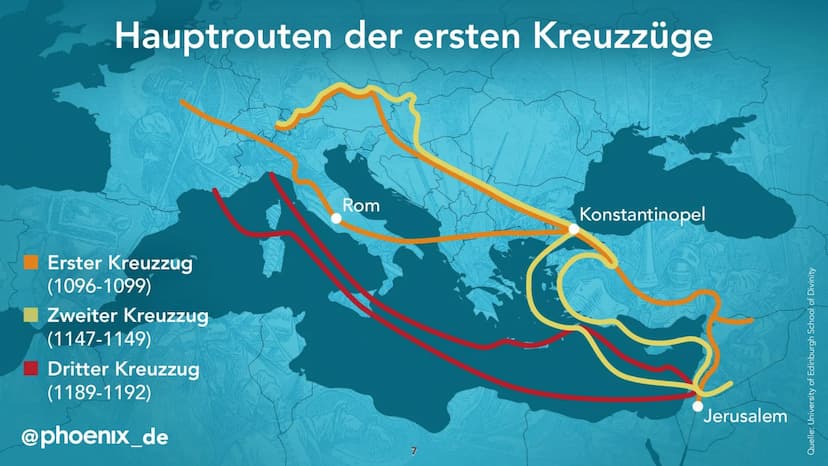 ,,Wenn ihr den Feind angreift und bekämpft, werden alle vom Herr
Gottes dies eine rufen: Gott will es!"
-Papst Urban II
1 4
anne
DIE KREUZZÜ