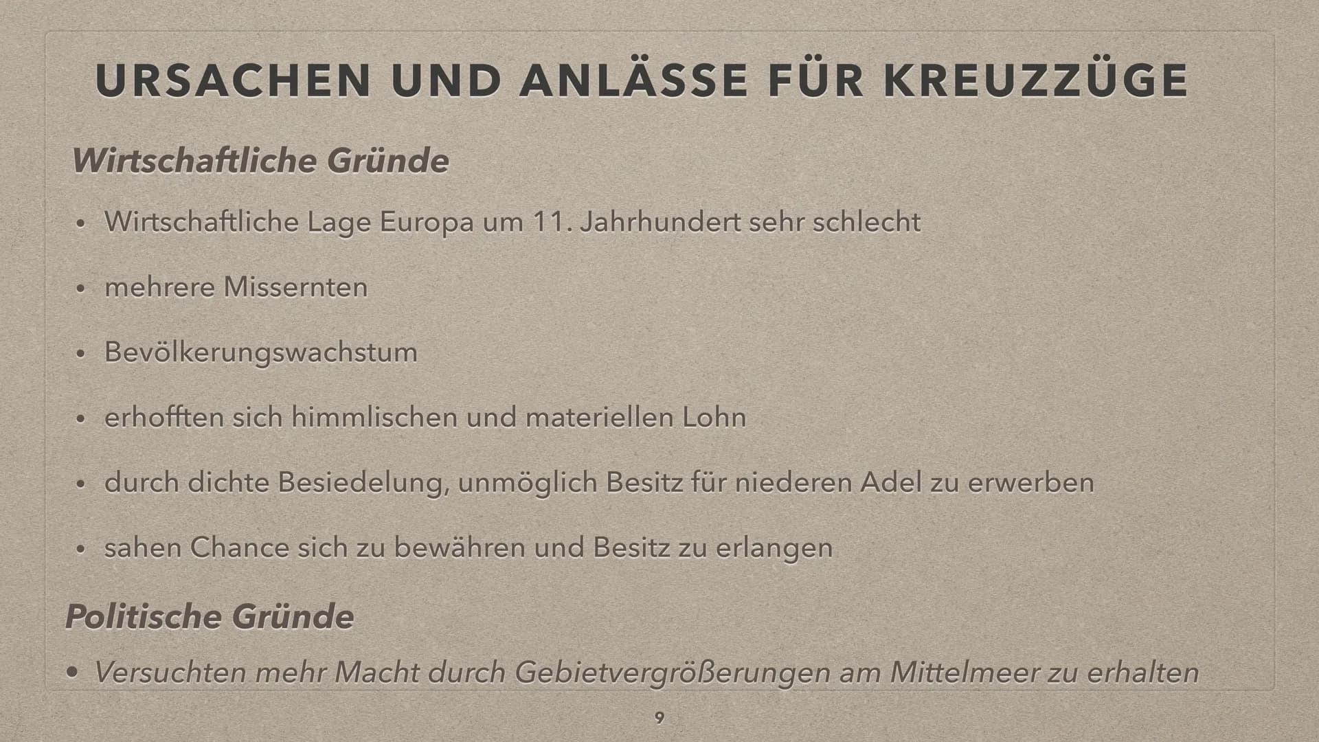 ,,Wenn ihr den Feind angreift und bekämpft, werden alle vom Herr
Gottes dies eine rufen: Gott will es!"
-Papst Urban II
1 4
anne
DIE KREUZZÜ