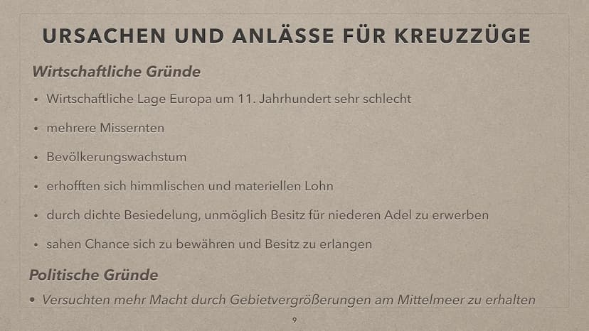 ,,Wenn ihr den Feind angreift und bekämpft, werden alle vom Herr
Gottes dies eine rufen: Gott will es!"
-Papst Urban II
1 4
anne
DIE KREUZZÜ