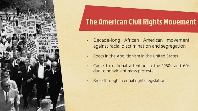 for freedom in the history of our nation.
"I Have a Dream" speech by Martin Luther King Jr. (Washington 1963) The Civil Rights
Movement of t