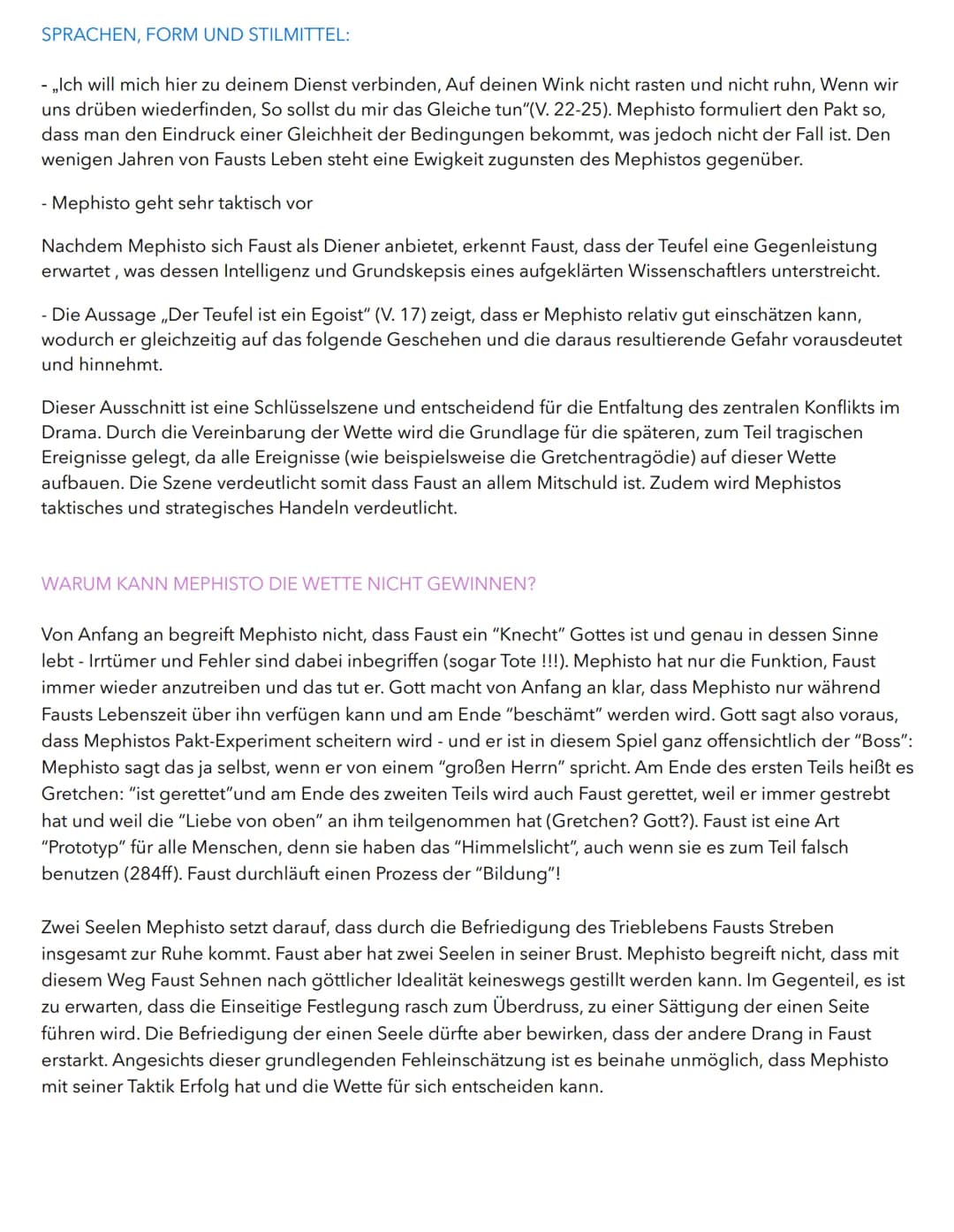 NACHT Fausts Existenzkrise
PERSONEN: Faust, Erdgeist, Wagner
INHALT UND INTERPRETATIONSANSÄTZE
- Faust sitzt monologisierend in seinem ,,hoc