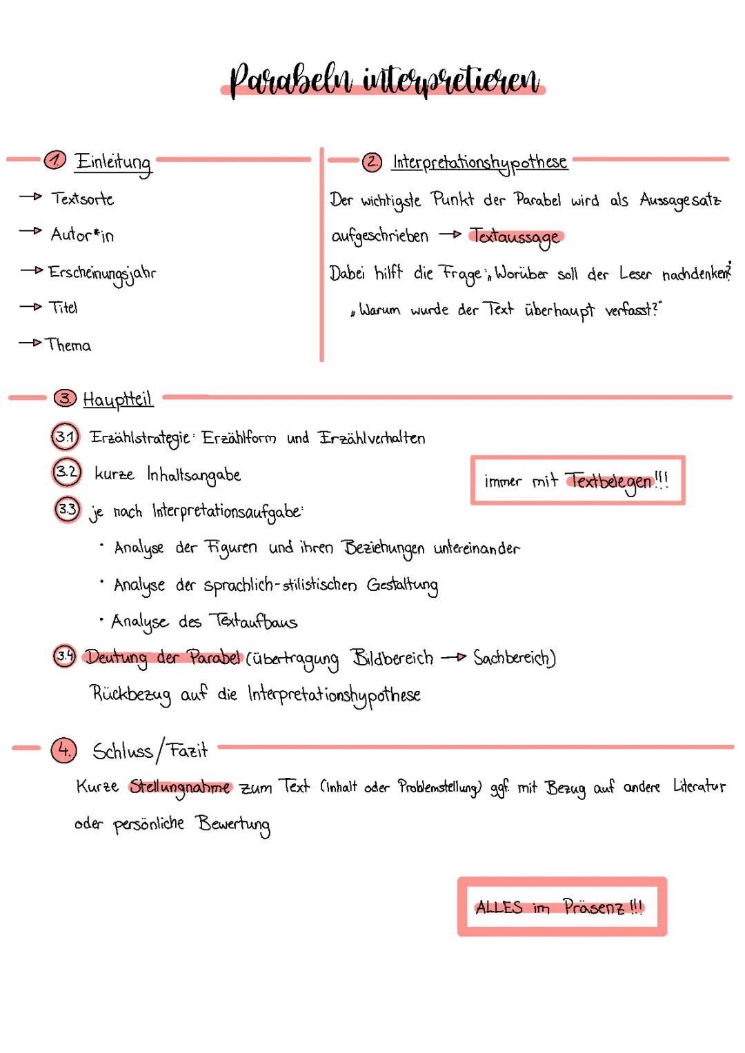 Parabeln interpretieren 