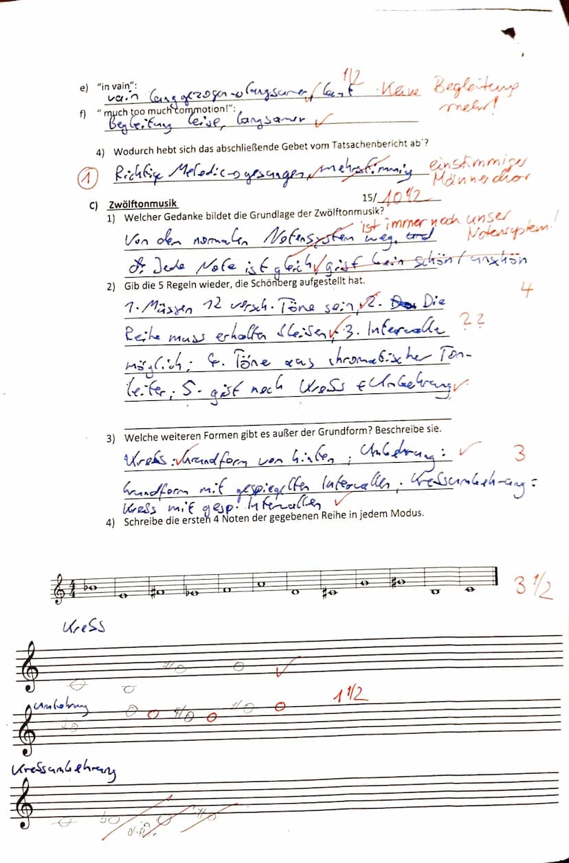 wer
JG 1
Name:
Talias Kraaj
Musikklausur
VP: (43) 33 NP:
2
A) Vom Impressionismus zum Expressionismus
1) Du hörst 2 verschiedene Musikstücke