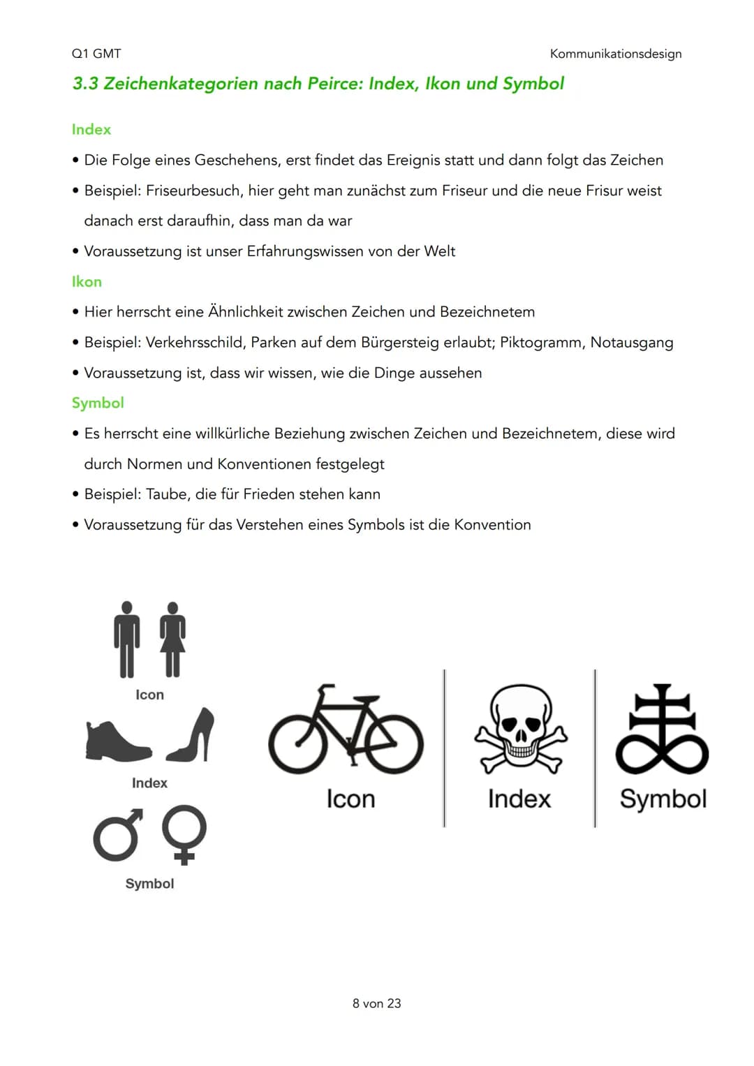 Q1 GMT
Q1 - Kommunikationsdesign
1. Kommunikationsmodelle
Kommunikationsfaktoren
Grundschema der visuellen
Kommunikation
Shannon und Weaver
