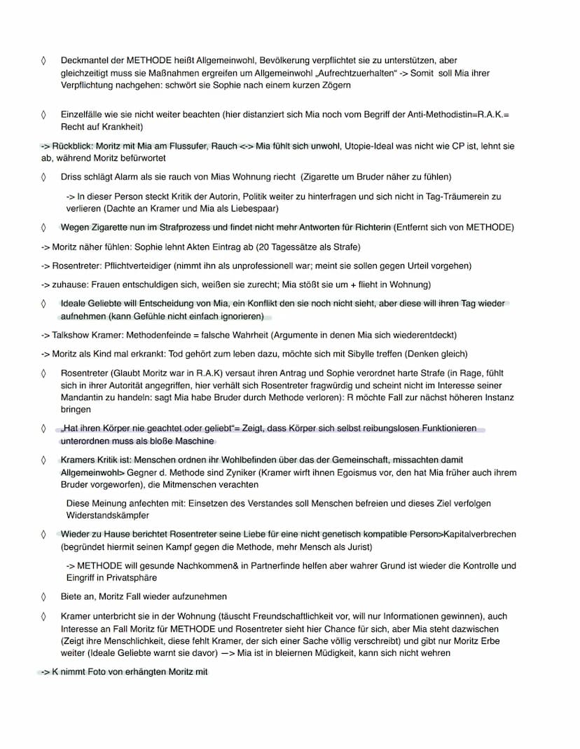 Juli zeh: Corpus delicti. ein prozess
= Studierte Jura, promovierte in Völkerreht
=> Postmoderne
Themen
- Isolation
- Verurteilung/Verfolgun