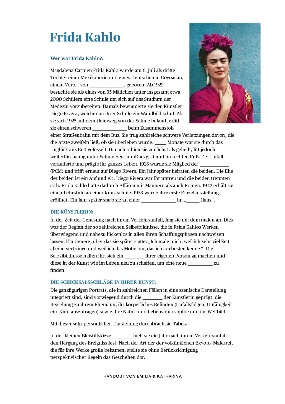 Frida Kahlos spannende Welt: Selbstporträts, Blumen und Geheimnisse