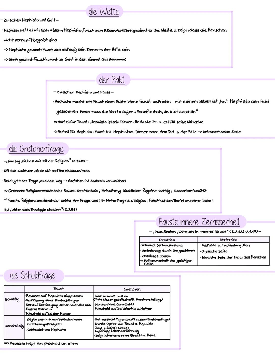 Inhaltsangabe
Vorspiel:
•Göthe erinnert sich an seine Jugend zurück
•Anspielung auf Mittelalterlichen Faust
. Schauspieler, Dichter u. Theat