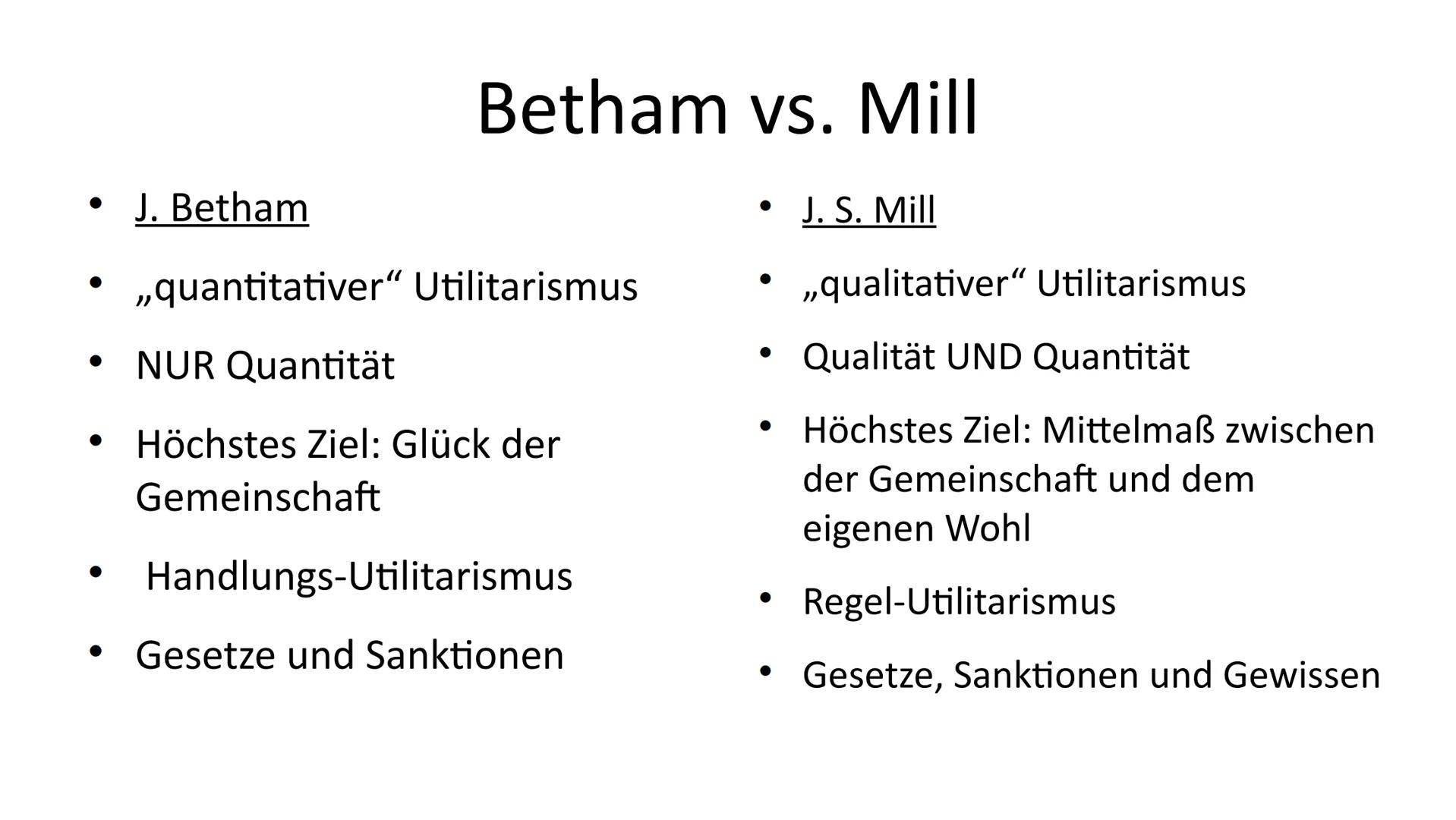 Präsentation
Utilitarismus • Utilitarismus (Definition)
●
Gliederung
• Hedonisches Kalkül
●
Entscheidungsfindungsprozess
,,quantitativer Uti