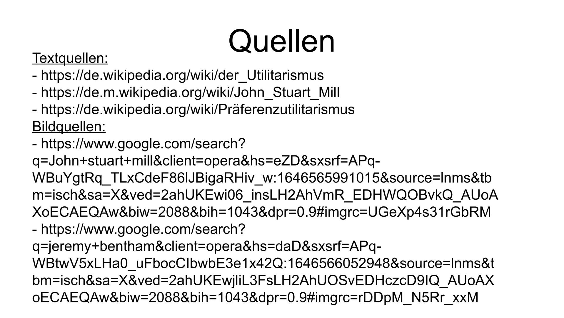 Präsentation
Utilitarismus • Utilitarismus (Definition)
●
Gliederung
• Hedonisches Kalkül
●
Entscheidungsfindungsprozess
,,quantitativer Uti