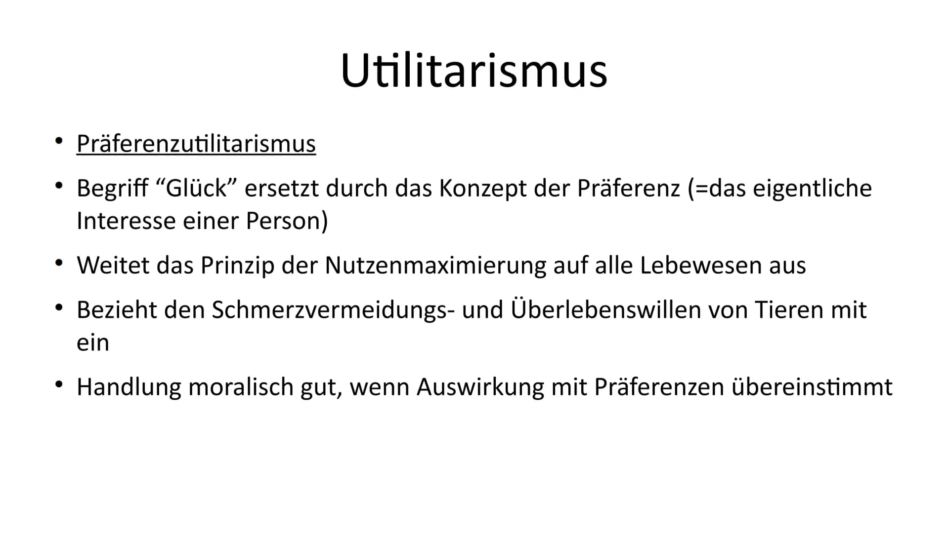 Präsentation
Utilitarismus • Utilitarismus (Definition)
●
Gliederung
• Hedonisches Kalkül
●
Entscheidungsfindungsprozess
,,quantitativer Uti