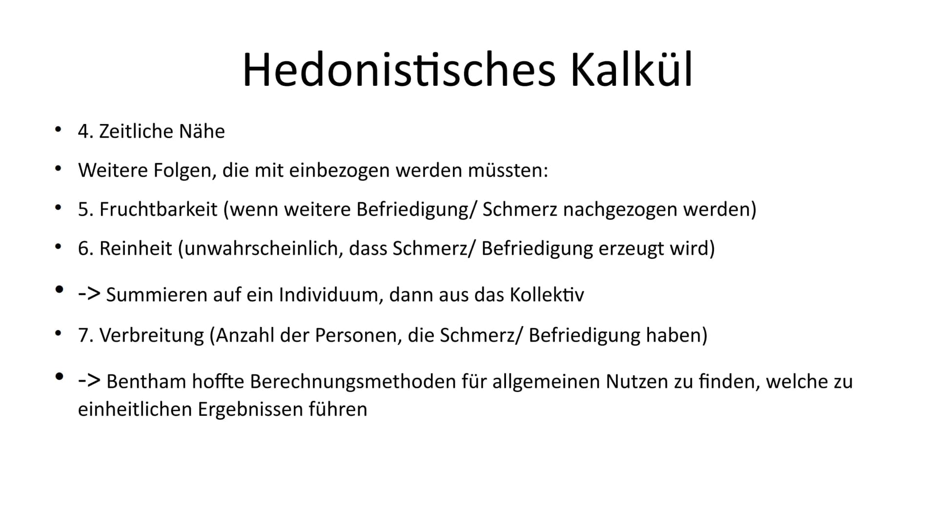 Präsentation
Utilitarismus • Utilitarismus (Definition)
●
Gliederung
• Hedonisches Kalkül
●
Entscheidungsfindungsprozess
,,quantitativer Uti