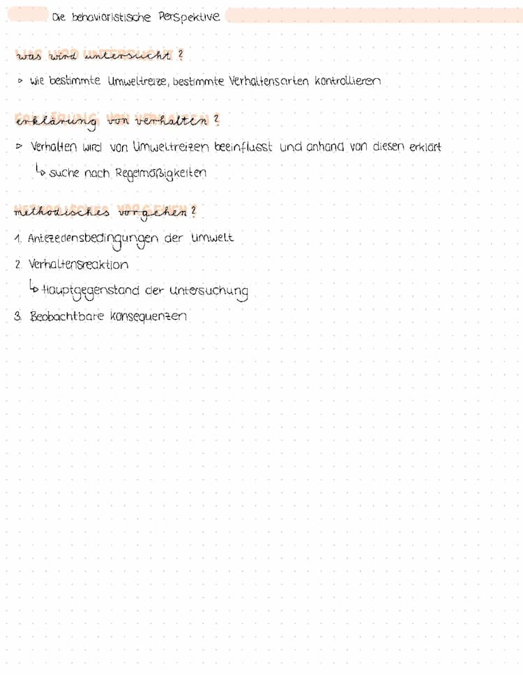 Know Die behavioristische Perspektive  thumbnail