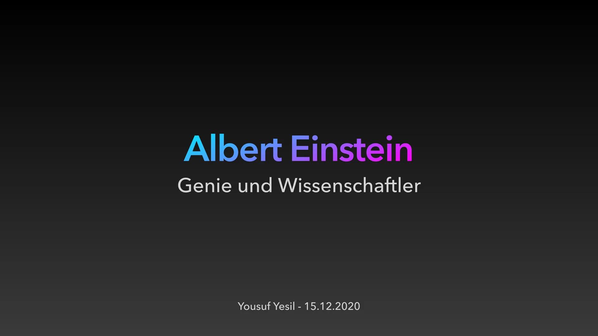 Albert Einstein
Lebenslauf:
1879
14. März: Albert Einstein wird in Ulm als Sohn des Kaufmanns Hermann Einstein und dessen Frau
Pauline (geb.