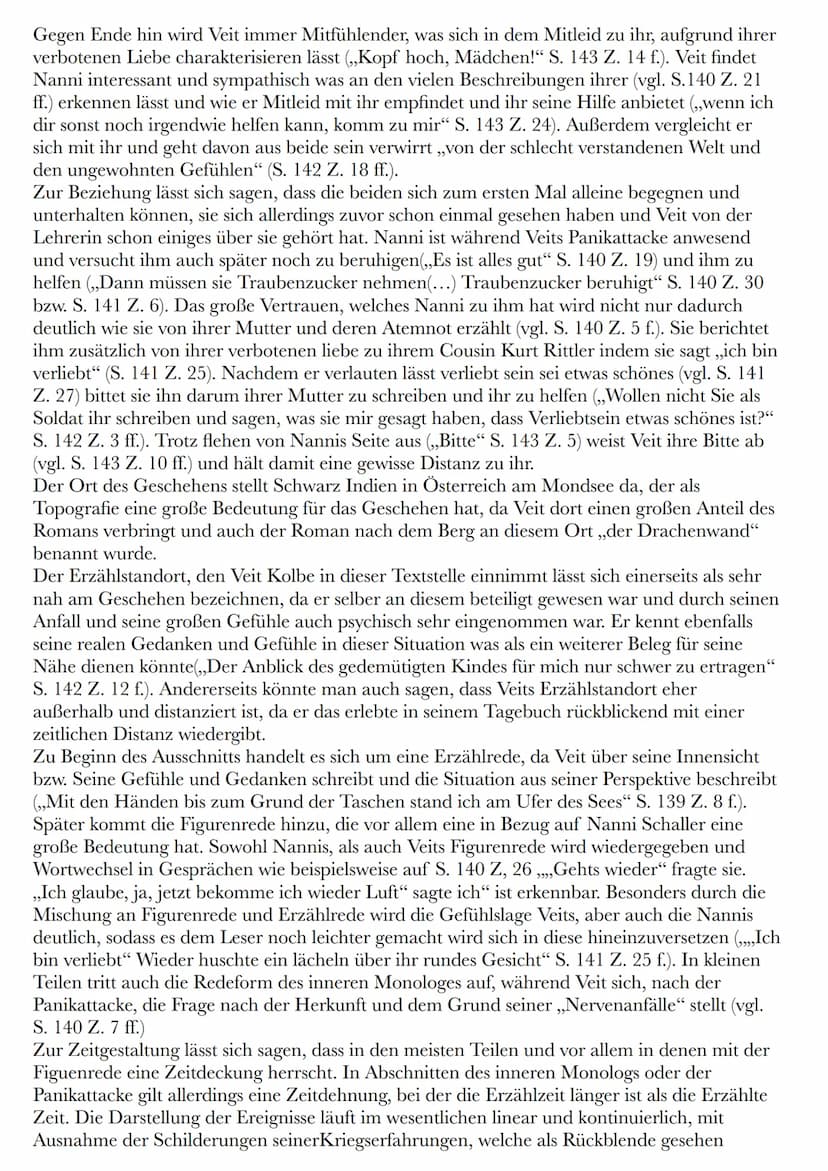 Analyse S.139-144
Der Roman ,,unter der Drachenwand" von Arno Geiger, wurde 2018 veröffentlicht und thematisiert
vor dem geschichtlichem Hin