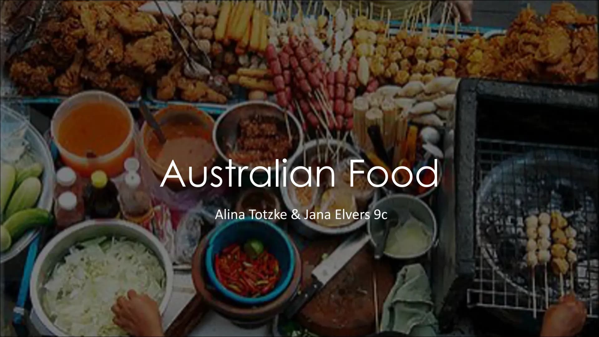 Australian Food
Alina Totzke & Jana Elvers 9c
MAB ●
●
General Informations
Traditional food
Bush food
Quiz
Sources
Structure General Informa