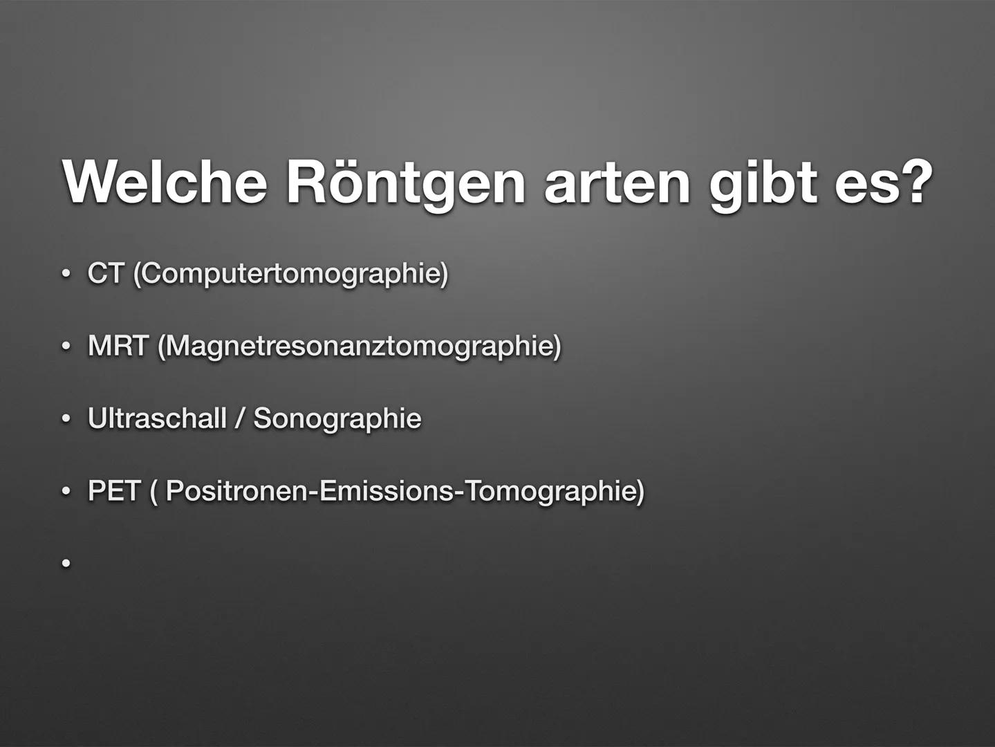 Radioaktivität in der Medizin
Melisa Yedekcioglu ●
• Was sind Strahlen?
• Strahlenschutz in der Medizin
●
Inhaltsangabe
●
Die Radiologie
• W