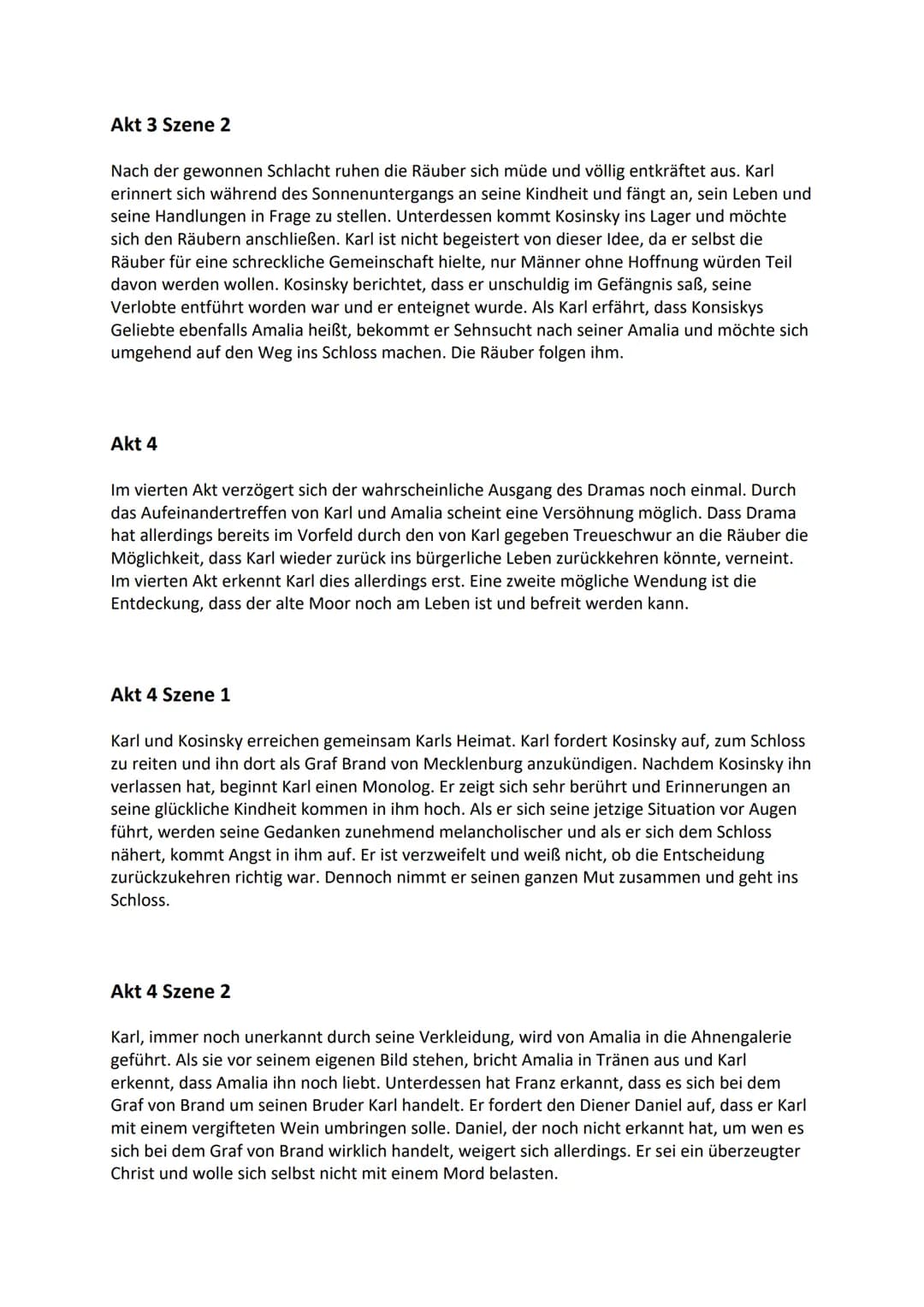 Szenenprotokoll:
https://lyrik.antikoerperchen.de/die-raeuber-zusammenfassung-akte-szenen-
schiller,text,752.html
Akt 1
DIE RÄUBER
Im ersten