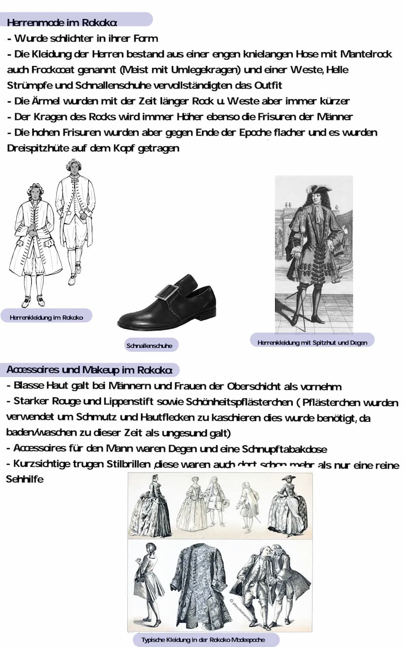 Madeepache Rdkdko
Die Mode des Rokokos wird Allgemein als Weiterführung des Barocks oder
der Zeit von Ludwig XIV. angesehen.
Diese Vlodeepoc